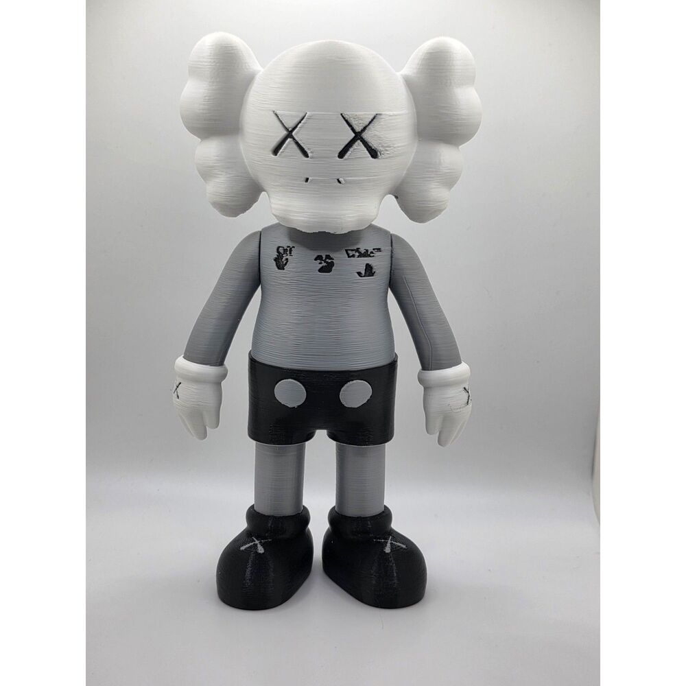 8-Inch Off-White KAWS Companion 3D Printed Figure
